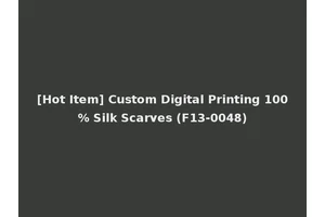 [Hot Item] Custom Digital Printing 100% Silk Scarves (F13-0048)