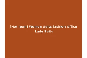 [Hot Item] Women Suits fashion Office Lady Suits