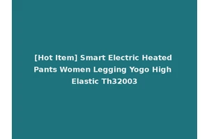 [Hot Item] Smart Electric Heated Pants Women Legging Yogo High Elastic Th32003