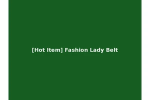 [Hot Item] Fashion Lady Belt