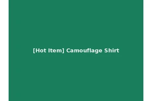 [Hot Item] Camouflage Shirt