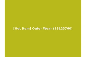[Hot Item] Outer Wear (SSL25760)