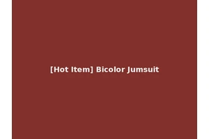 [Hot Item] Bicolor Jumsuit