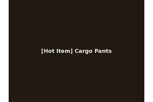[Hot Item] Cargo Pants