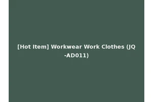 [Hot Item] Workwear Work Clothes (JQ-AD011)