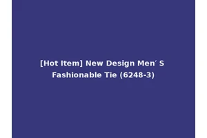 [Hot Item] New Design Men′ S Fashionable Tie (6248-3)