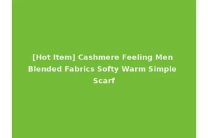 [Hot Item] Cashmere Feeling Men Blended Fabrics Softy Warm Simple Scarf