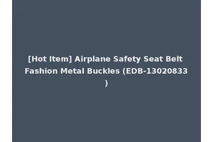 [Hot Item] Airplane Safety Seat Belt Fashion Metal Buckles (EDB-13020833)