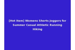[Hot Item] Womens Shorts Joggers for Summer Casual Athletic Running Hiking