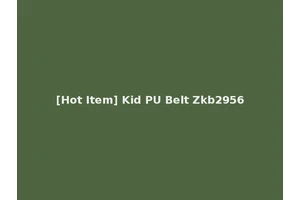 [Hot Item] Kid PU Belt Zkb2956