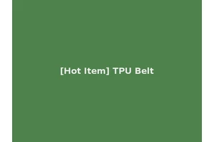 [Hot Item] TPU Belt