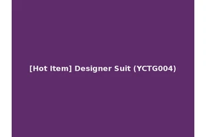 [Hot Item] Designer Suit (YCTG004)