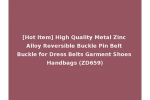 [Hot Item] High Quality Metal Zinc Alloy Reversible Buckle Pin Belt Buckle for Dress Belts Garment Shoes Handbags (ZD659)