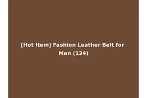 [Hot Item] Fashion Leather Belt for Men (124)