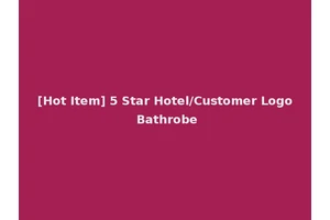 [Hot Item] 5 Star Hotel/Customer Logo Bathrobe