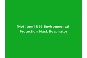 [Hot Item] N95 Environmental Protection Mask Respirator