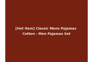 [Hot Item] Classic Mens Pajamas Cotton - Men Pajamas Set