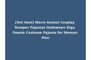 [Hot Item] Warm Animal Cosplay Romper Pajamas Halloween Kigu Onesie Costume Pyjama for Woman Man