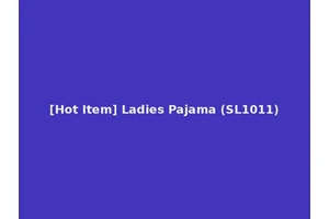 [Hot Item] Ladies Pajama (SL1011)