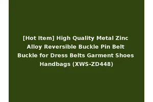 [Hot Item] High Quality Metal Zinc Alloy Reversible Buckle Pin Belt Buckle for Dress Belts Garment Shoes Handbags (XWS-ZD448)