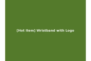 [Hot Item] Wristband with Logo