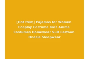 [Hot Item] Pajamas for Women Cosplay Costume Kids Anime Costumes Homewear Suit Cartoon Onesie Sleepwear