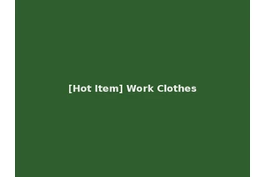 [Hot Item] Work Clothes