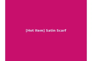 [Hot Item] Satin Scarf