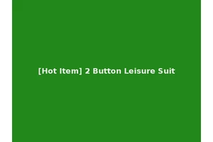 [Hot Item] 2 Button Leisure Suit