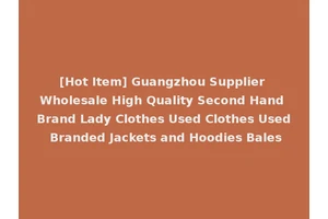[Hot Item] Guangzhou Supplier Wholesale High Quality Second Hand Brand Lady Clothes Used Clothes Used Branded Jackets and Hoodies Bales