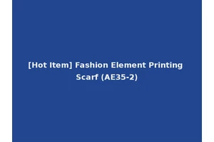 [Hot Item] Fashion Element Printing Scarf (AE35-2)