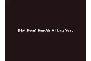 [Hot Item] Bsa-Air Airbag Vest