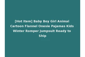 [Hot Item] Baby Boy Girl Animal Cartoon Flannel Onesie Pajamas Kids Winter Romper Jumpsuit Ready to Ship