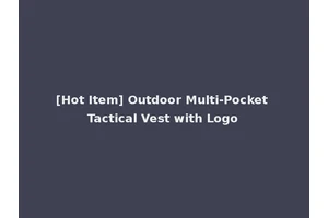 [Hot Item] Outdoor Multi-Pocket Tactical Vest with Logo