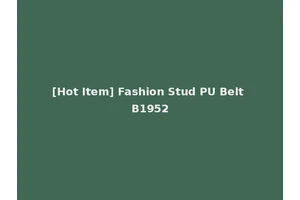 [Hot Item] Fashion Stud PU Belt B1952