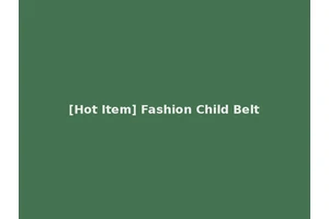 [Hot Item] Fashion Child Belt