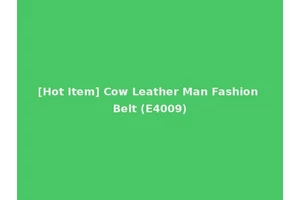 [Hot Item] Cow Leather Man Fashion Belt (E4009)