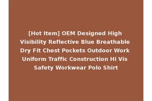 [Hot Item] OEM Designed High Visibility Reflective Blue Breathable Dry Fit Chest Pockets Outdoor Work Uniform Traffic Construction Hi Vis Safety Workwear Polo Shirt