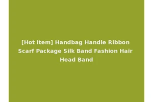 [Hot Item] Handbag Handle Ribbon Scarf Package Silk Band Fashion Hair Head Band