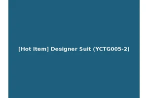 [Hot Item] Designer Suit (YCTG005-2)