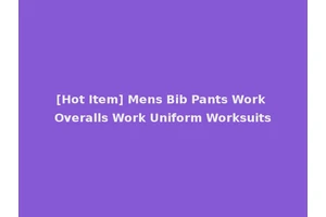 [Hot Item] Mens Bib Pants Work Overalls Work Uniform Worksuits