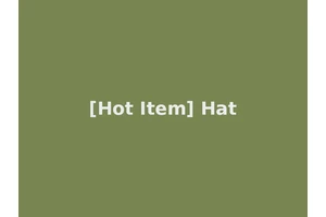 [Hot Item] Hat