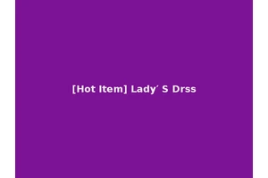 [Hot Item] Lady′ S Drss