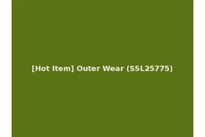 [Hot Item] Outer Wear (SSL25775)
