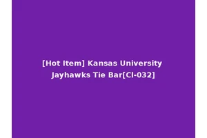 [Hot Item] Kansas University Jayhawks Tie Bar[Cl-032]