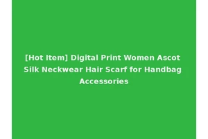 [Hot Item] Digital Print Women Ascot Silk Neckwear Hair Scarf for Handbag Accessories