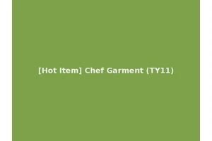 [Hot Item] Chef Garment (TY11)