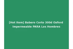 [Hot Item] Babero Corto 300d Oxford Impermeable PARA Los Hombres
