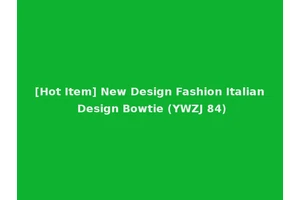 [Hot Item] New Design Fashion Italian Design Bowtie (YWZJ 84)