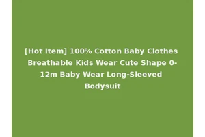 [Hot Item] 100% Cotton Baby Clothes Breathable Kids Wear Cute Shape 0-12m Baby Wear Long-Sleeved Bodysuit